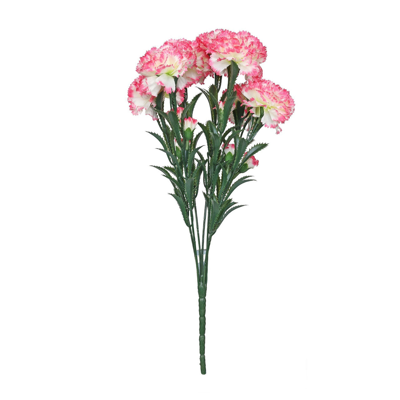 Artificial Pink Carnation Bunch 38cm