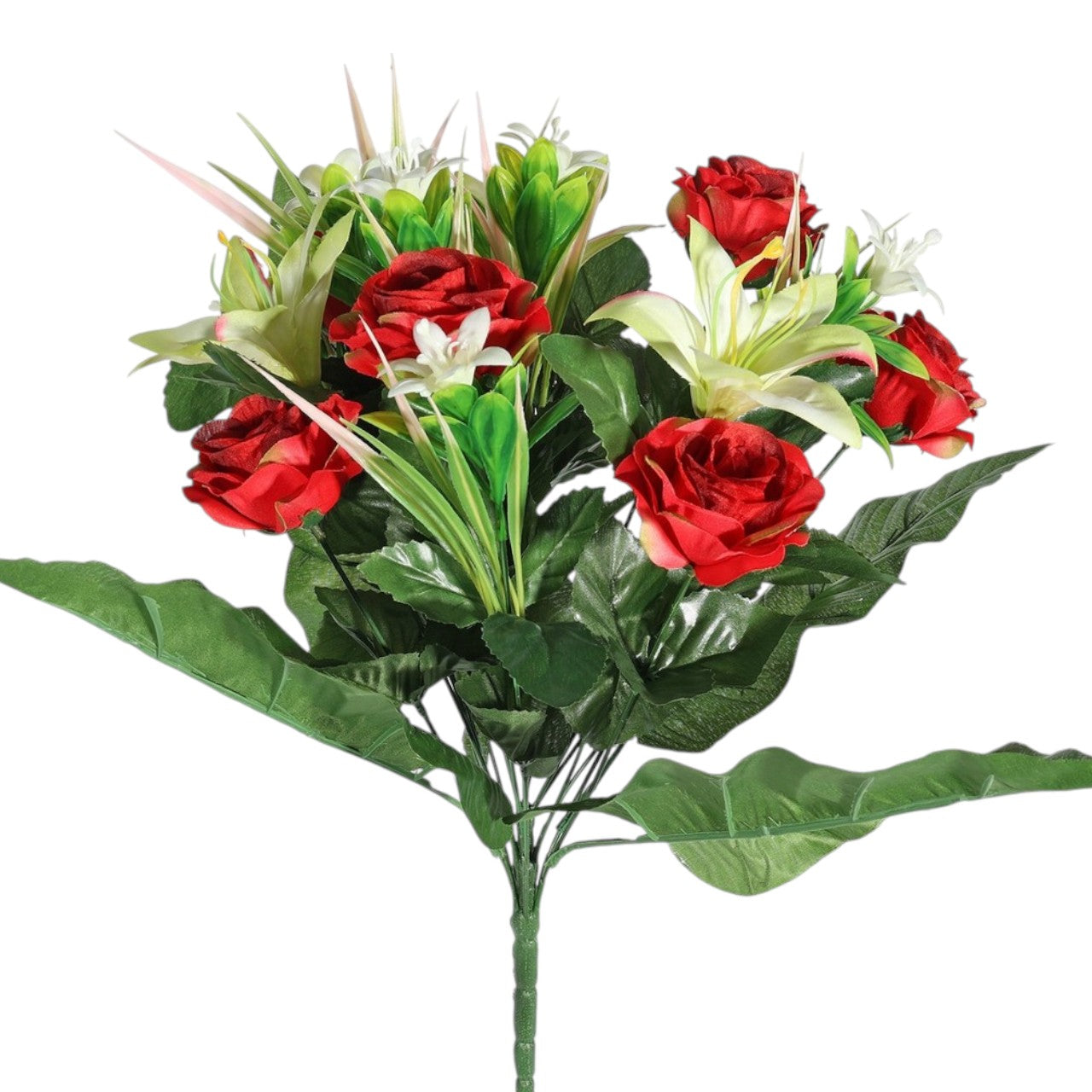 Red Pembroke Starflower Mixed Posy