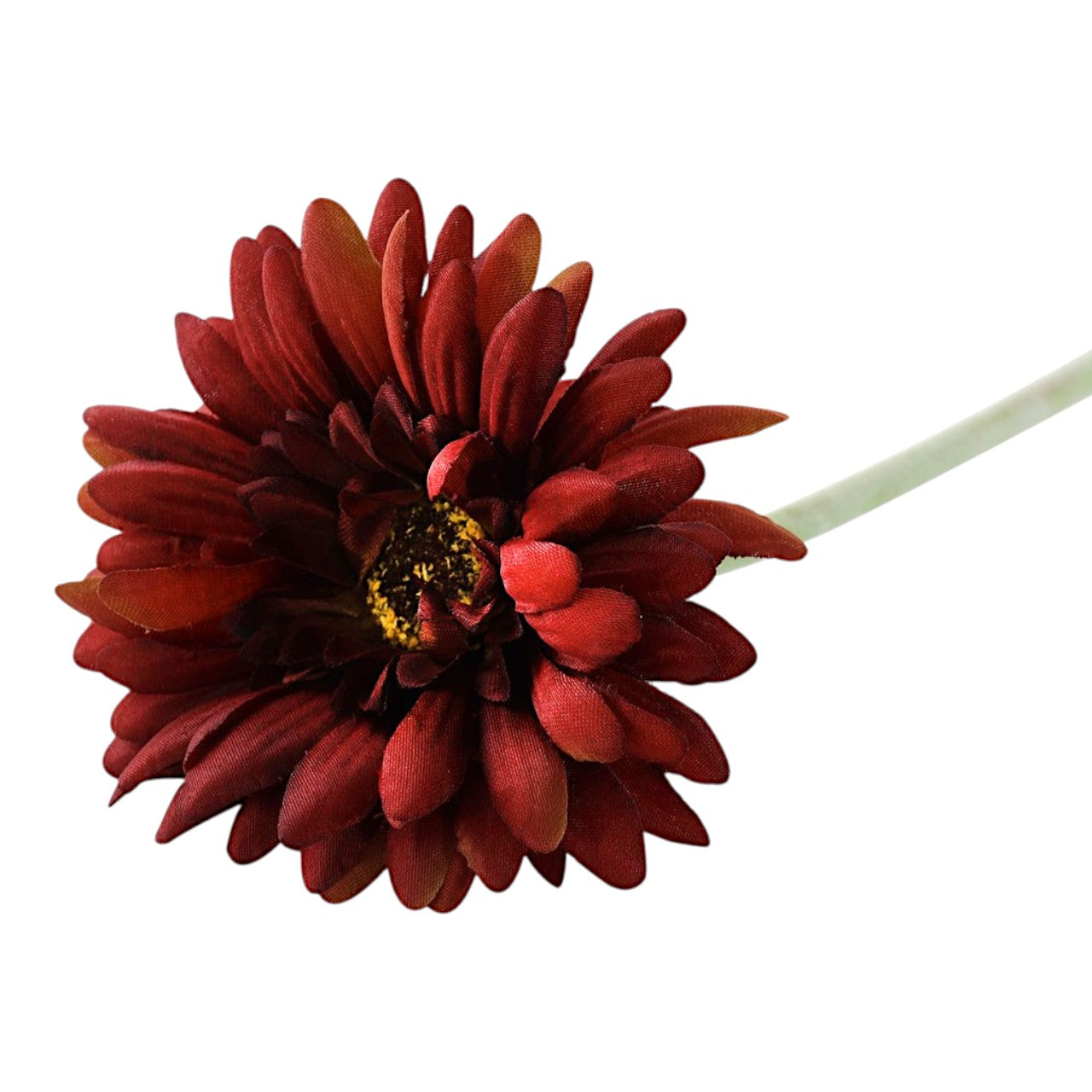 Artificial Single Burgundy Gerbera Stem 52cm