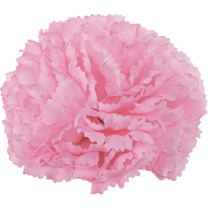 Pack of 6 Artificial Carnation Picks - Light Pink