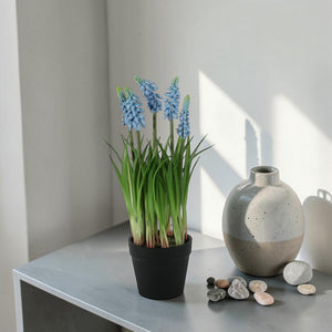 Artificial Muscari Potted Plant 28cm