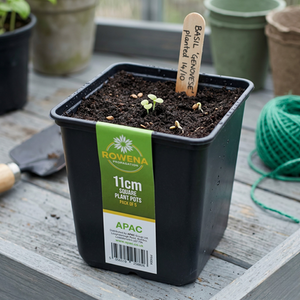 Pack of 5 11cm Square Seed Plant Pots