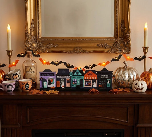 Spooky Street House Decoration