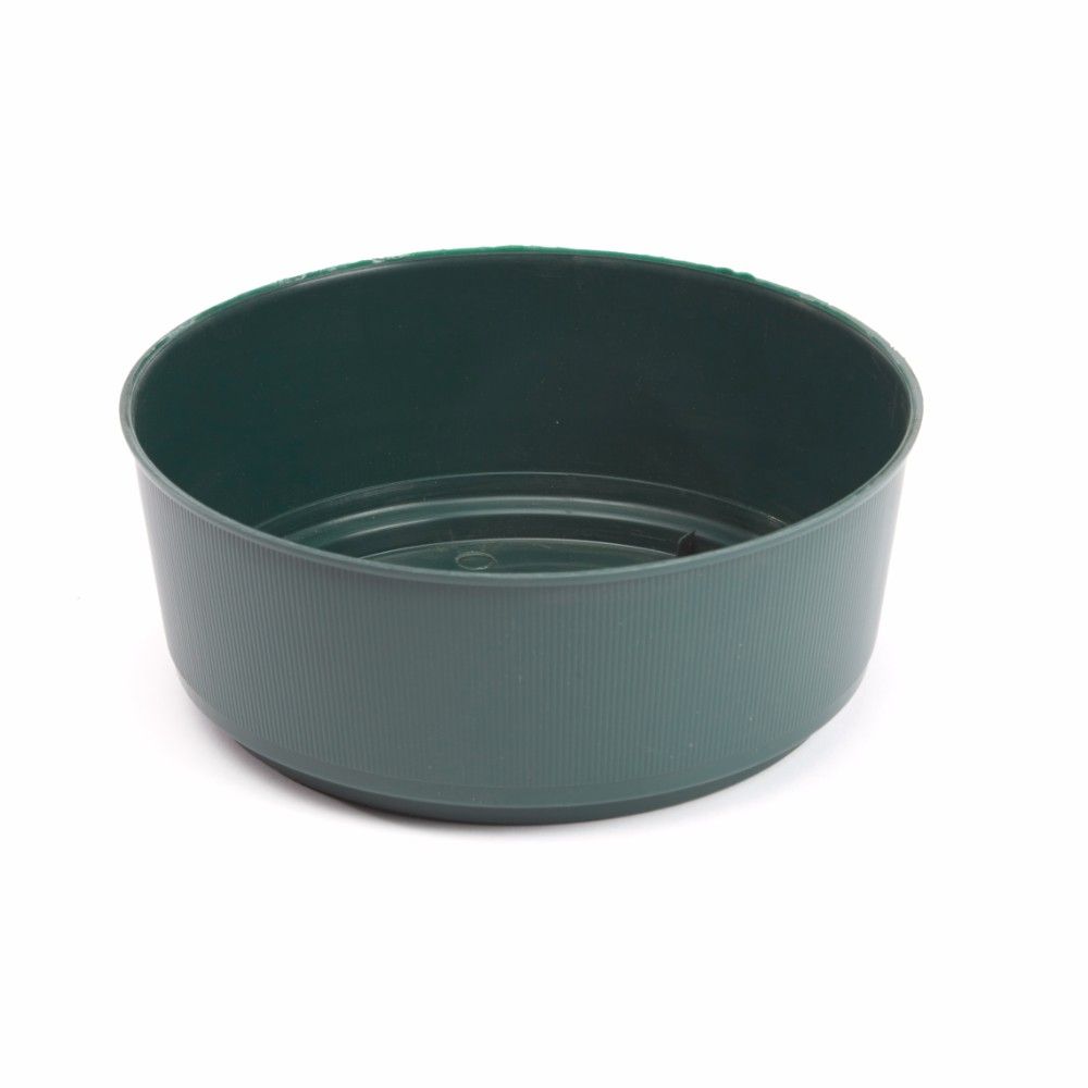 Pack of 5 Green Plastic Bulb Bowls - 24cm