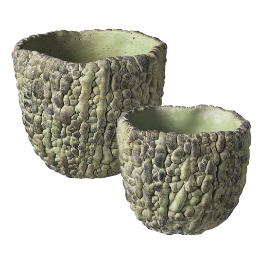 Pebble Texture Ceramic Plant Pot