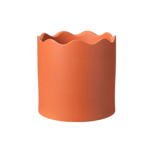 Ceramic Wave Pot - Clay
