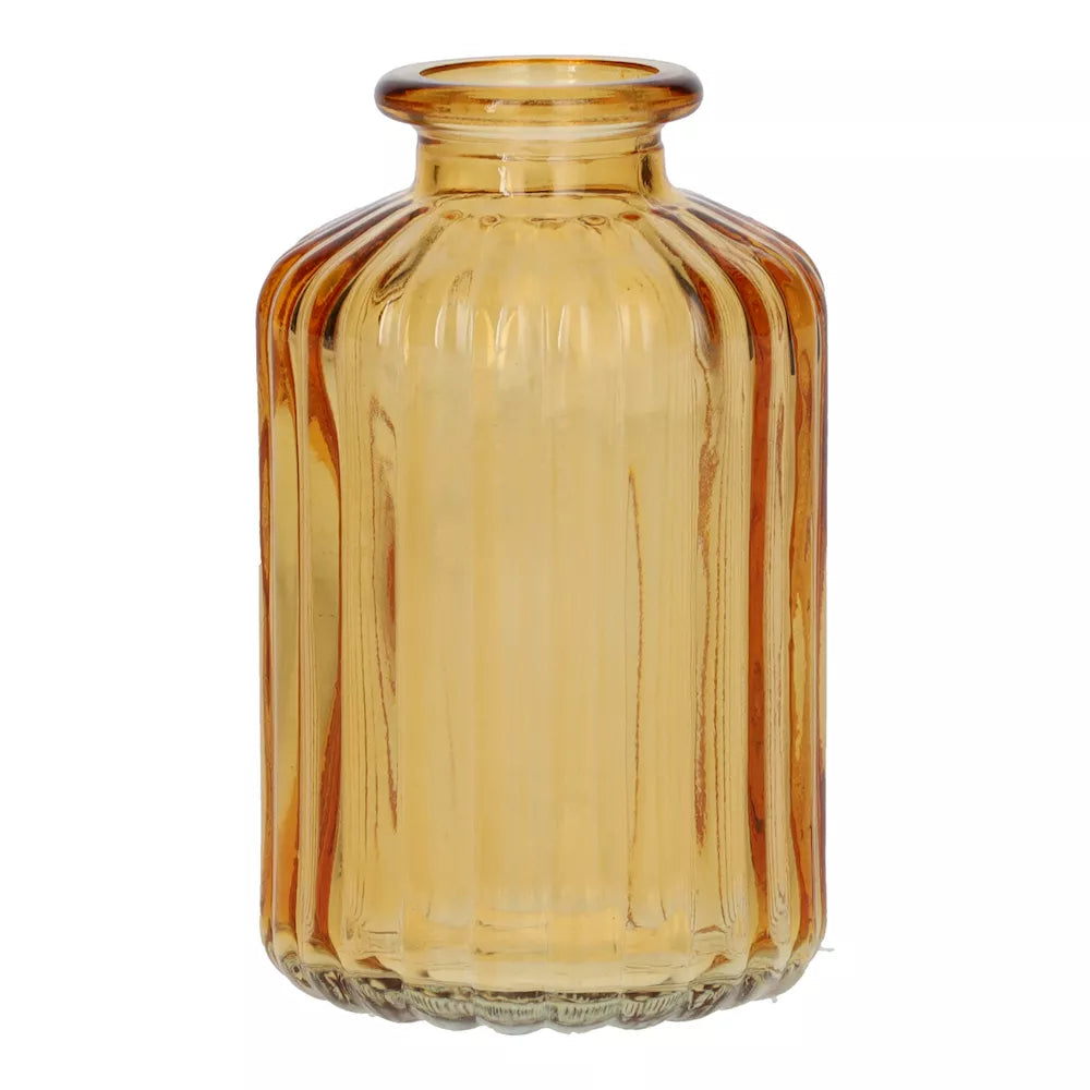 Mini Ribbed Bud Vase - Mango