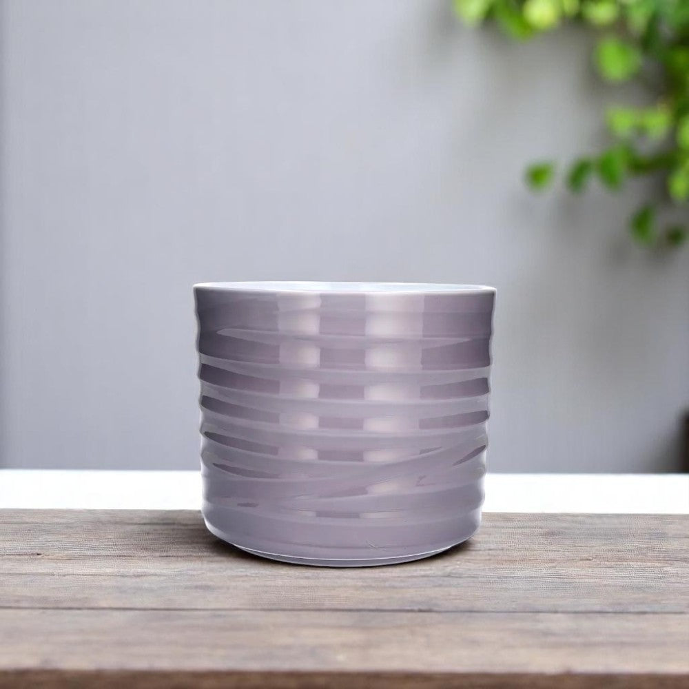 Grey Glaze Ceramic Plant Pot