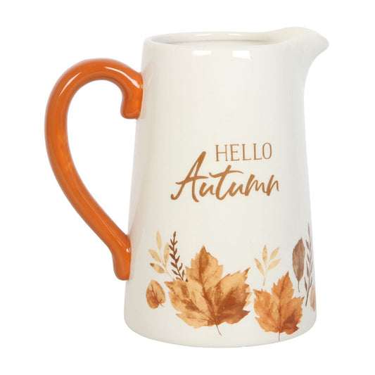Ceramic Hello Autumn Flower Jug Vase (H17 cm)