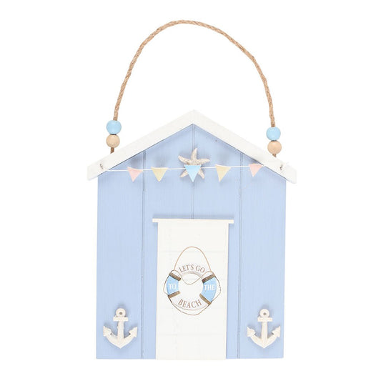 Lets Go To The Beach Hanging Plaque