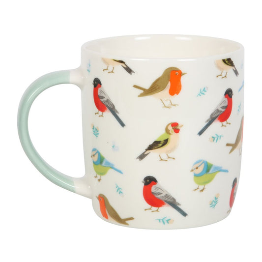 British Garden Bird Design Ceramic Mug
