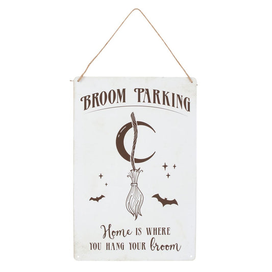 Broom Parking Hanging Sign