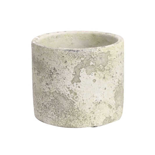 Aged Style Round Cement Plant Pot 11cm