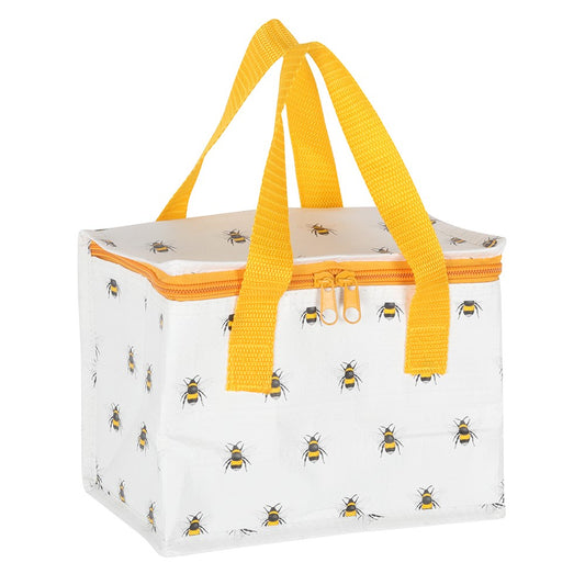 Bee Print Insulated Lunch Bag
