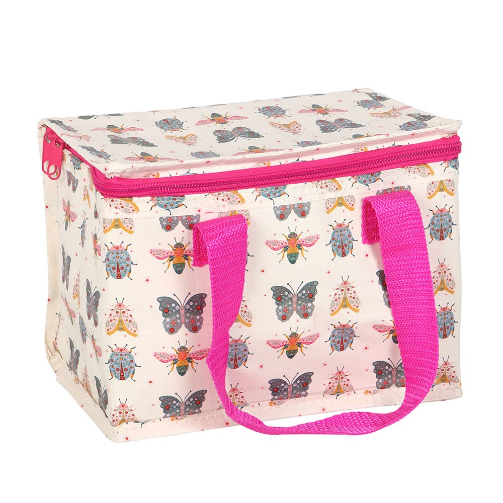 Bug Print Insulated Lunch Bag