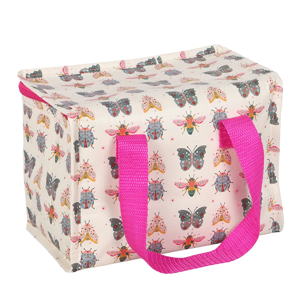 Bug Print Insulated Lunch Bag