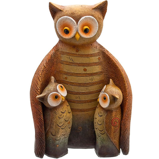 Resin Owl Family