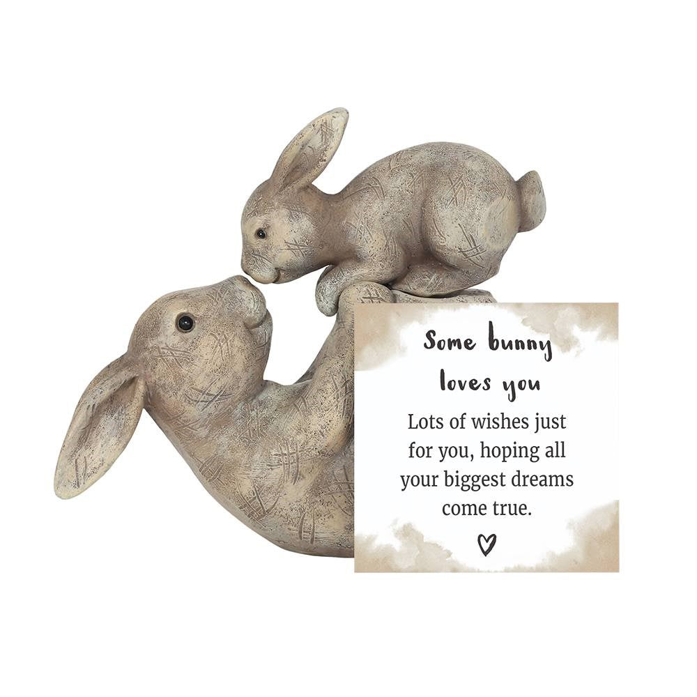 Mother & Child Rabbit Ornament