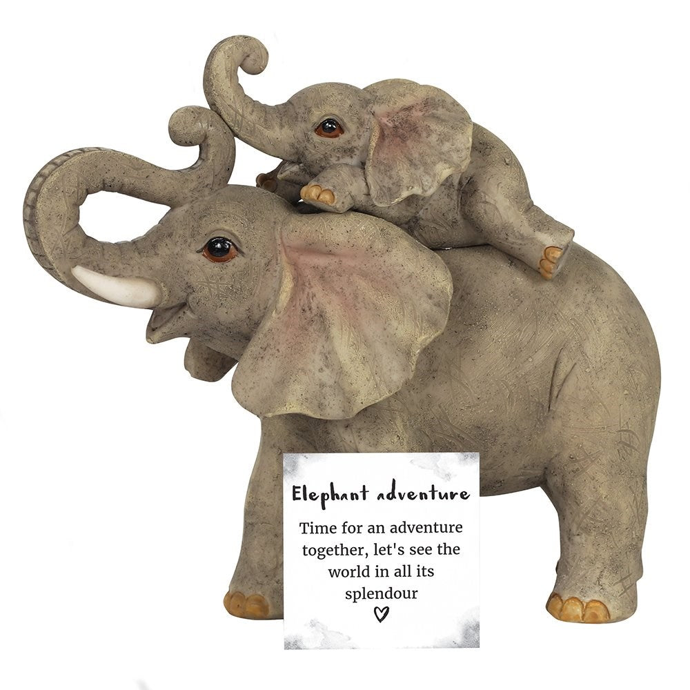Mother & Baby Elephant Ornament