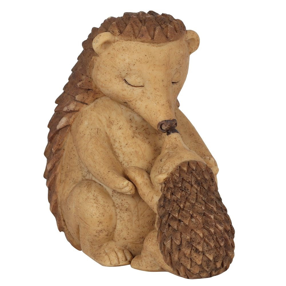 Mother and Baby Hedgehog Ornament