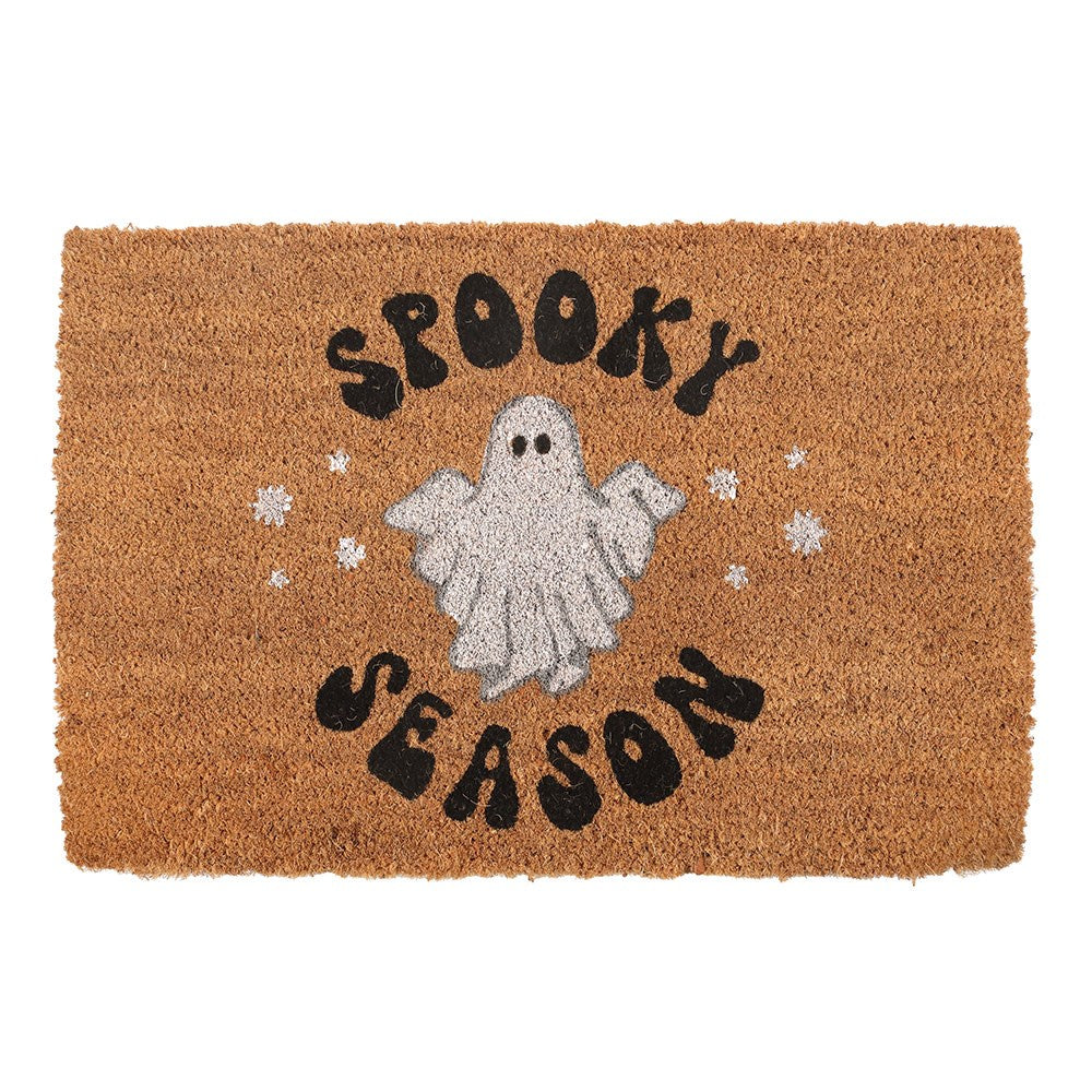 Natural Coir Spooky Season Ghost Doormat