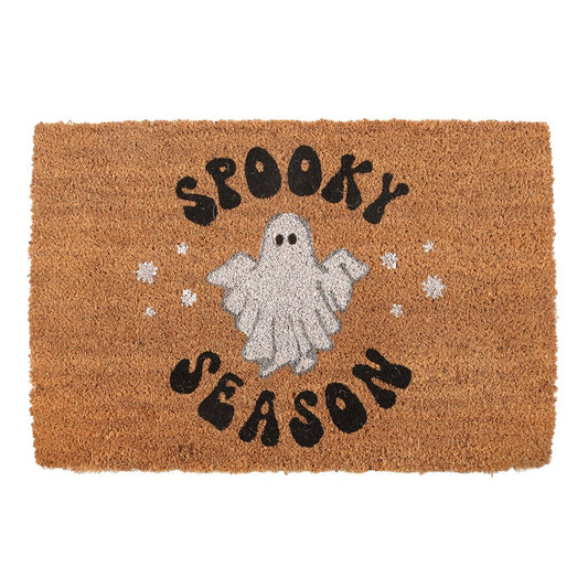 Natural Coir Spooky Season Ghost Doormat