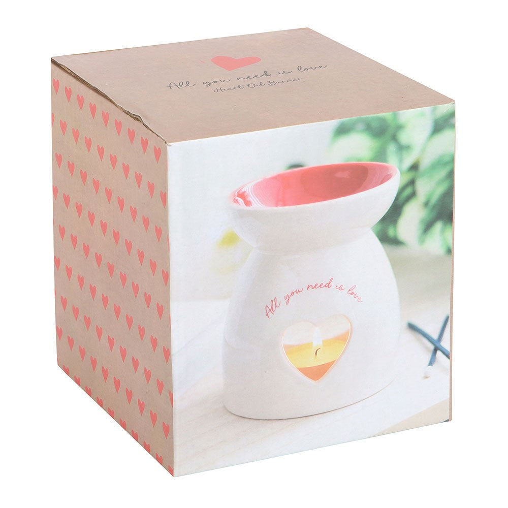 All You Need is Love Heart Oil Burner