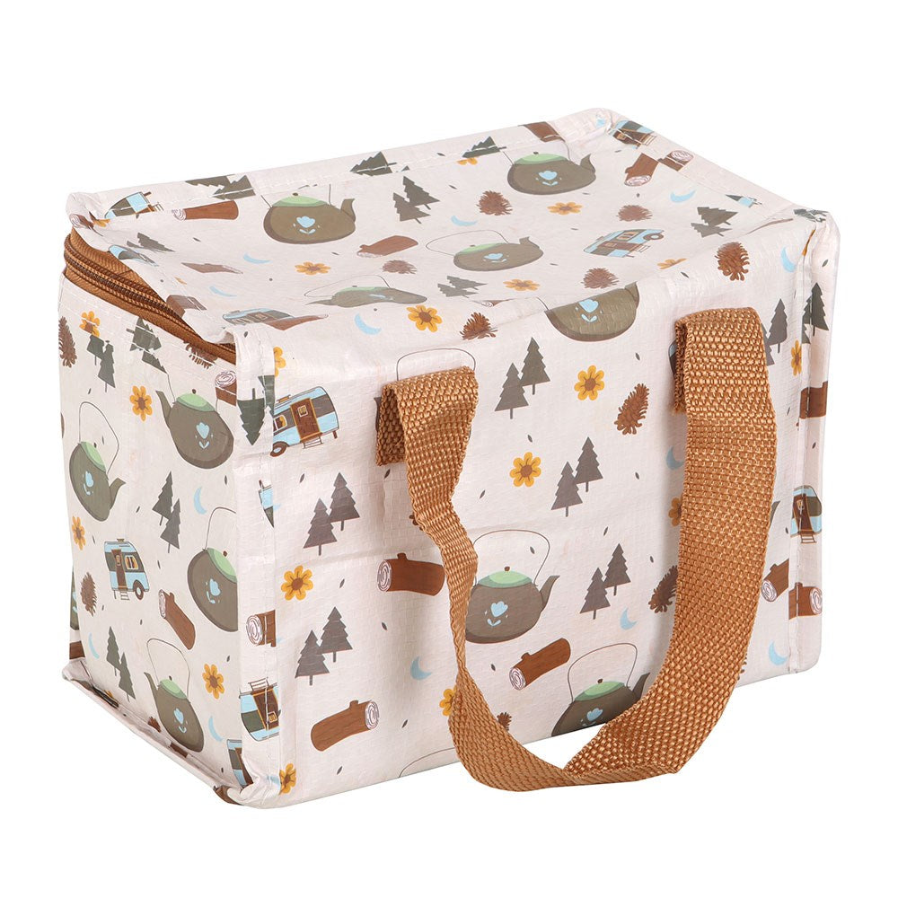 Home on the Road Camping Print Insulated Lunch Bag