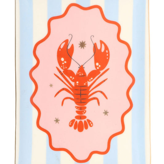 Striped Lobster Trinket Dish