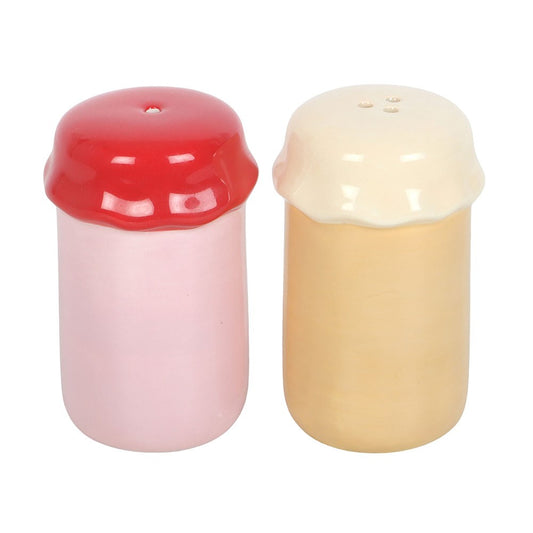 Peanut Butter and Jelly Jar Salt and Pepper Shakers