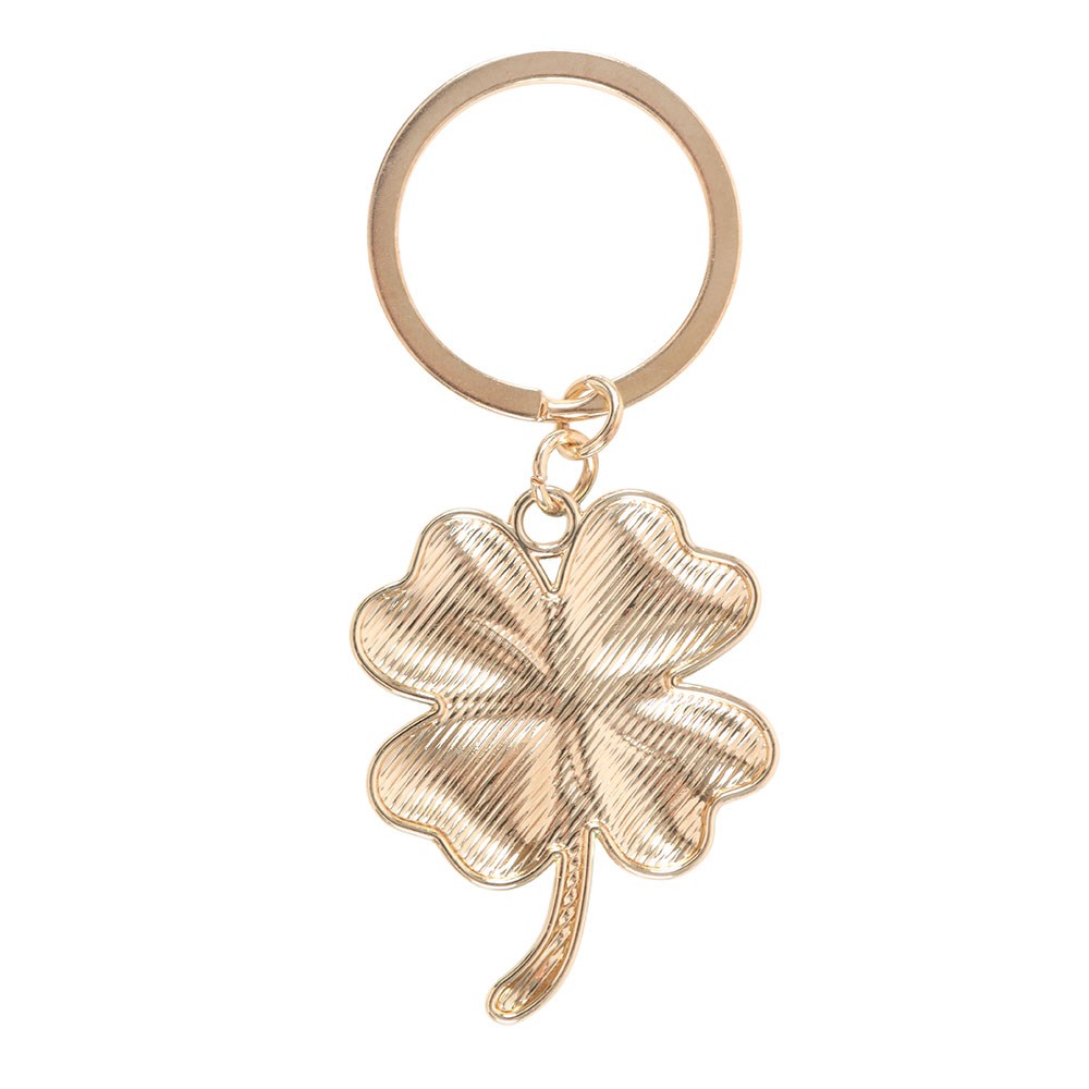 Lucky Four-Leaf Clover Keyring