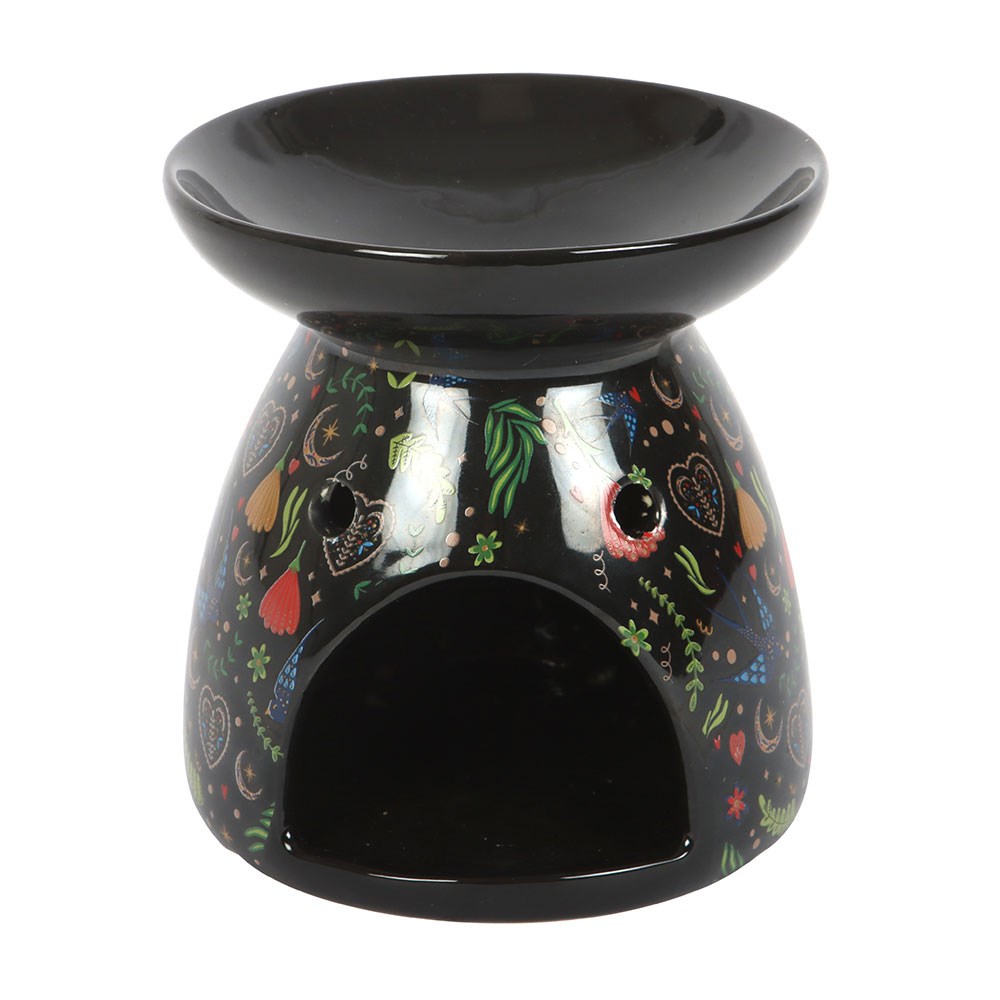 Midnight Bloom Print Oil Burner