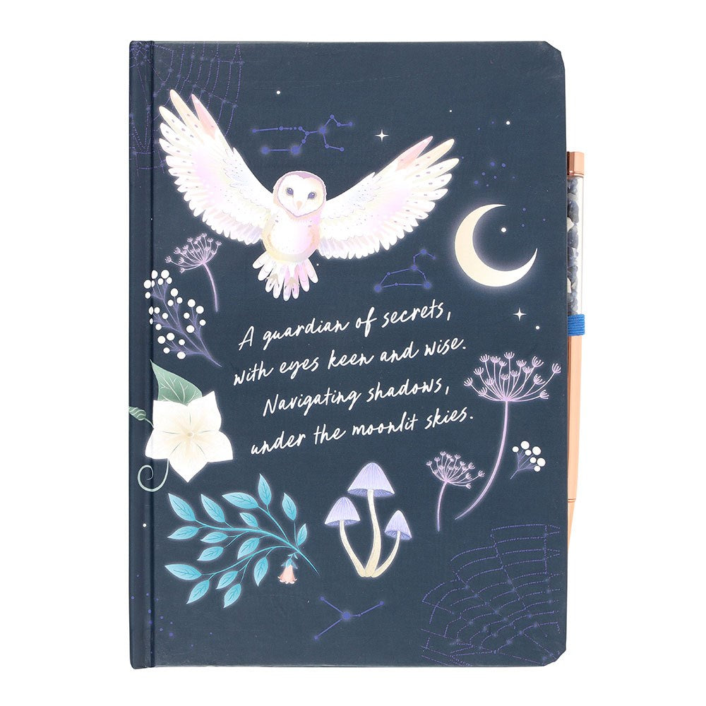 Night Owl Journal with Sodalite Pen - A5