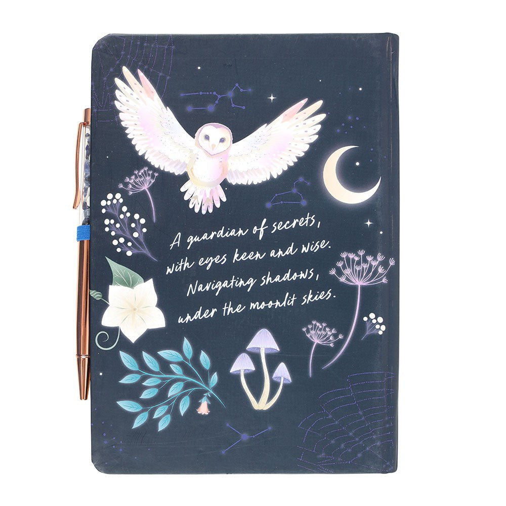 Night Owl Journal with Sodalite Pen - A5