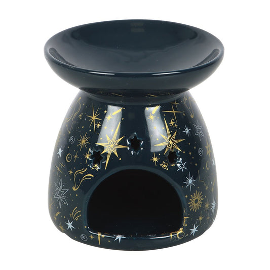 Blue Starry Night Oil Burner and Wax Warmer