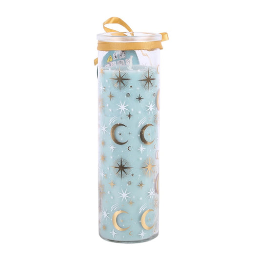 Blue Pastel Skies Peppermint Tube Candle