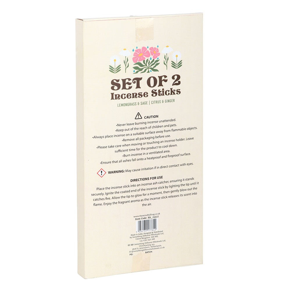Set of 2 No Rain, No Flowers Incense Stick Packs