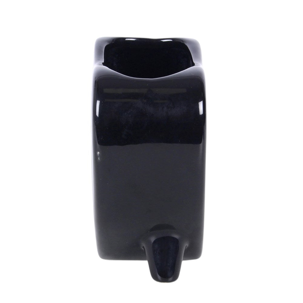 Black Planchette Flower Vase