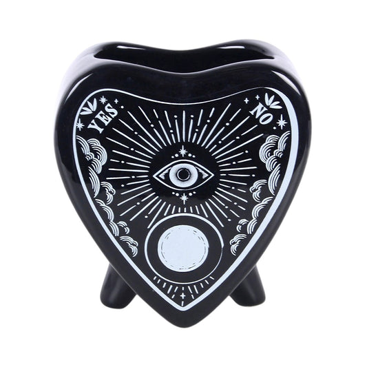 Black Planchette Flower Vase