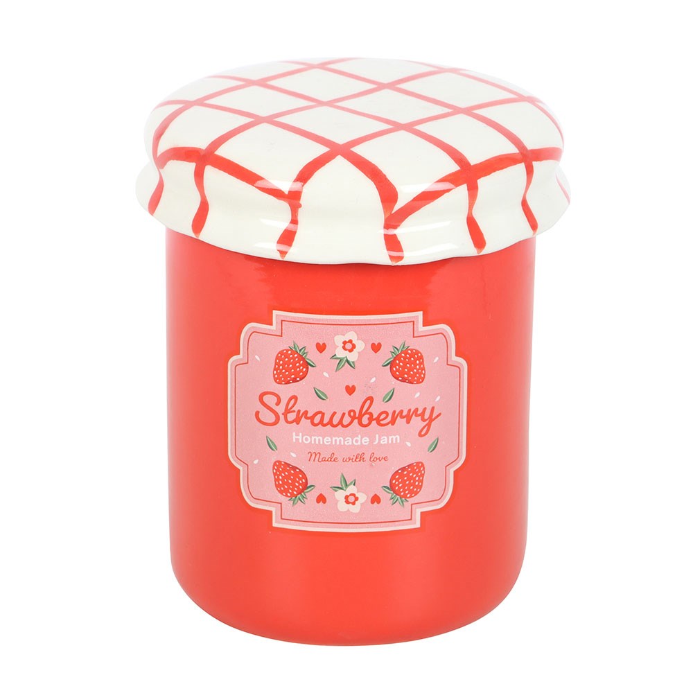 Strawberry Jam Jar Oil Burner and Wax Warmer