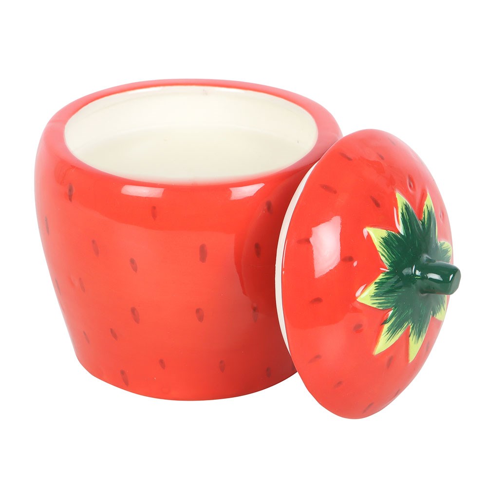Strawberry Shaped Jar Candle