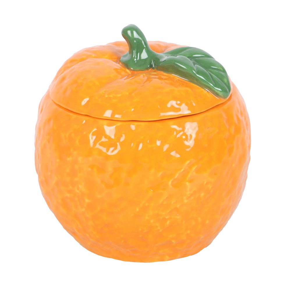 Orange Shaped Jar Candle