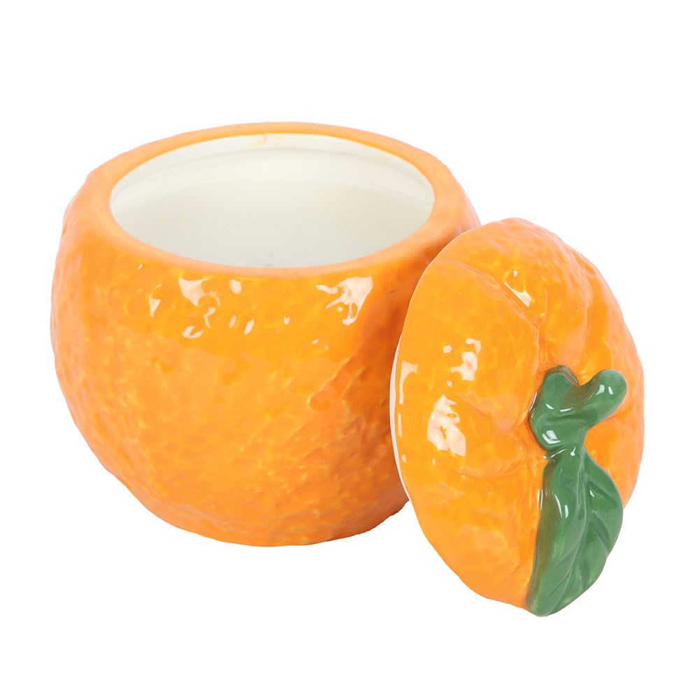 Orange Shaped Jar Candle