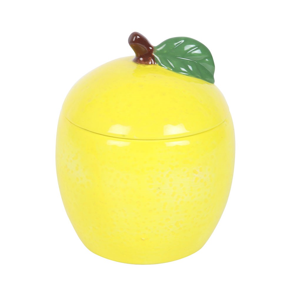 Lemon Shaped Jar Candle