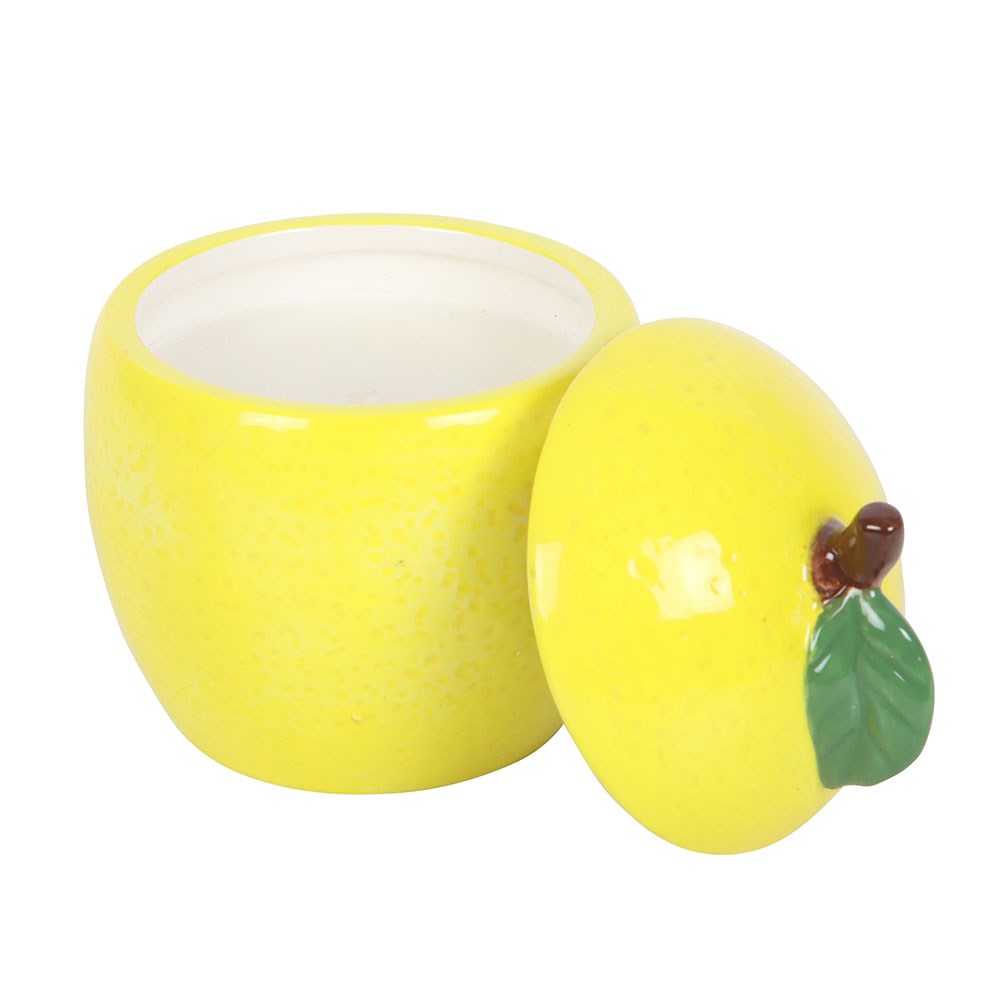 Lemon Shaped Jar Candle