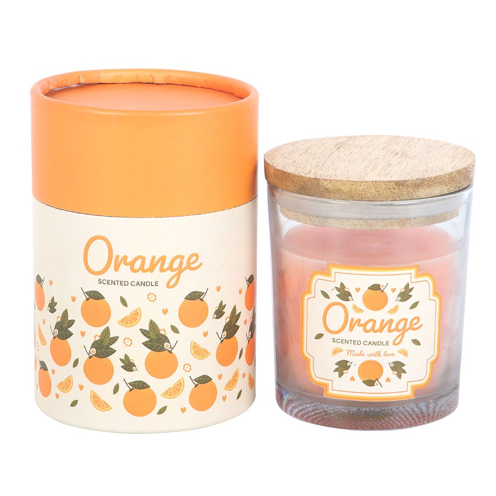 Orange Scented Jar Candle
