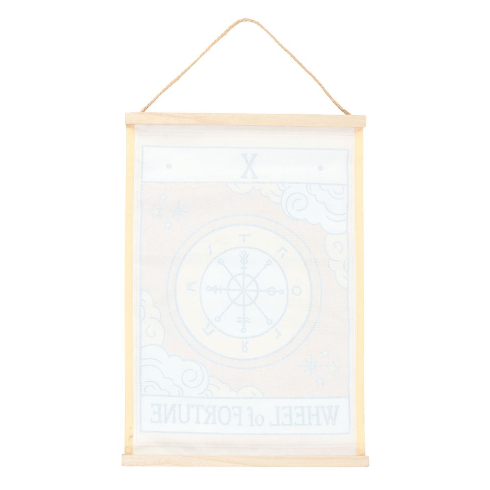 The Wheel of Fortune Vintage Tarot Hanging Wall Art