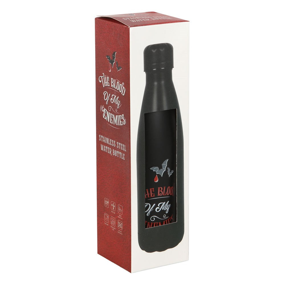 The Blood of My Enemies Metal Water Bottle