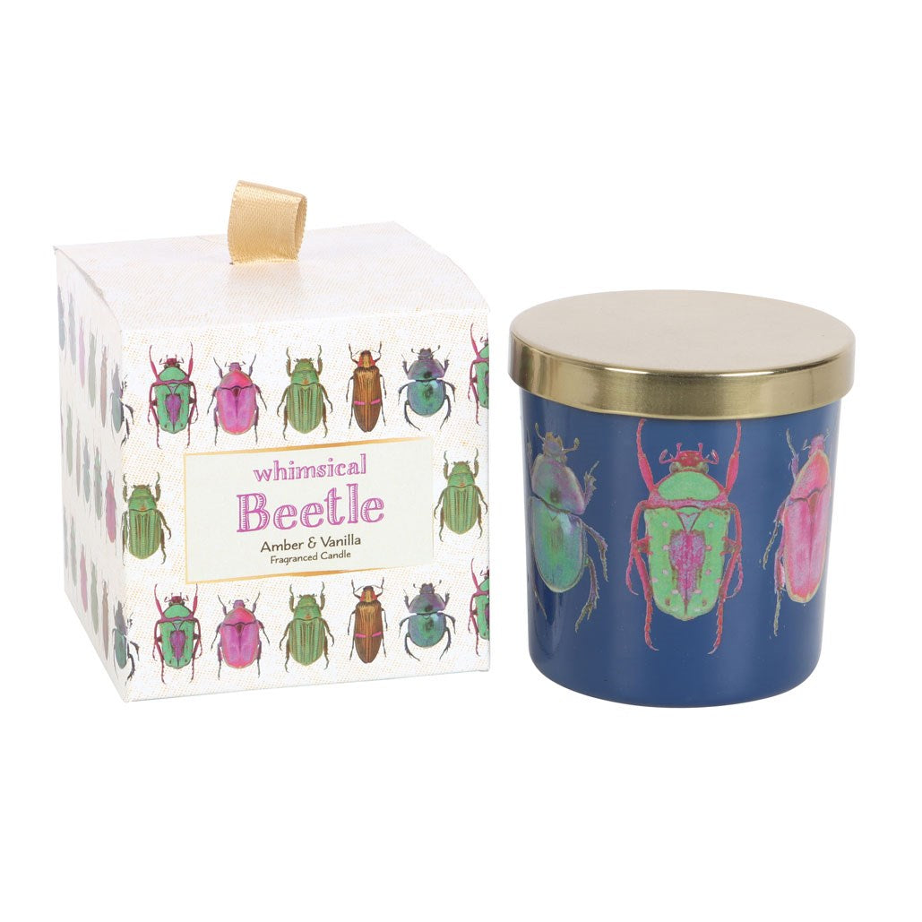 Blue Beetle Amber & Vanilla Jar Candle