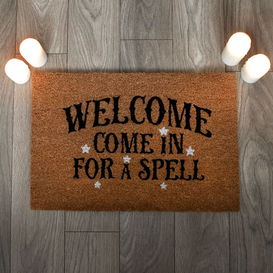 Welcome Come in for a Spell Doormat